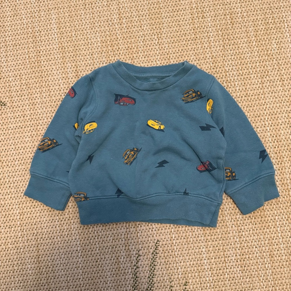Disney Pixar Cars Baby/Toddler Crewneck Sweatshirt Size 12 Months
